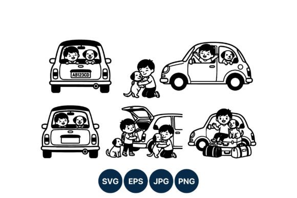 Boy Playing with Dog and Driving Car Embroidery Review