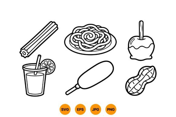 Carnival Treats Clipart SVG Review