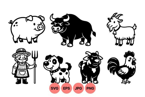 Cute Farm Animal SVG Collection Review