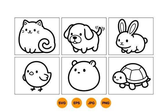 Kawaii Animal SVG Clipart Set Review