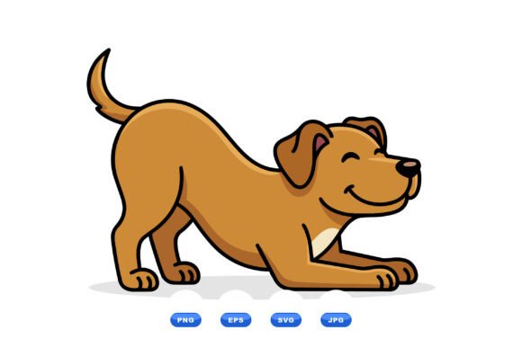 Playful Cartoon Dog Illustration Review