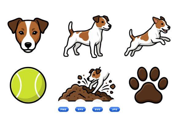 Playful Jack Russell Dog Clipart Review