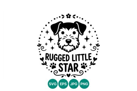 Rugged Little Star Dog Face Vector Review